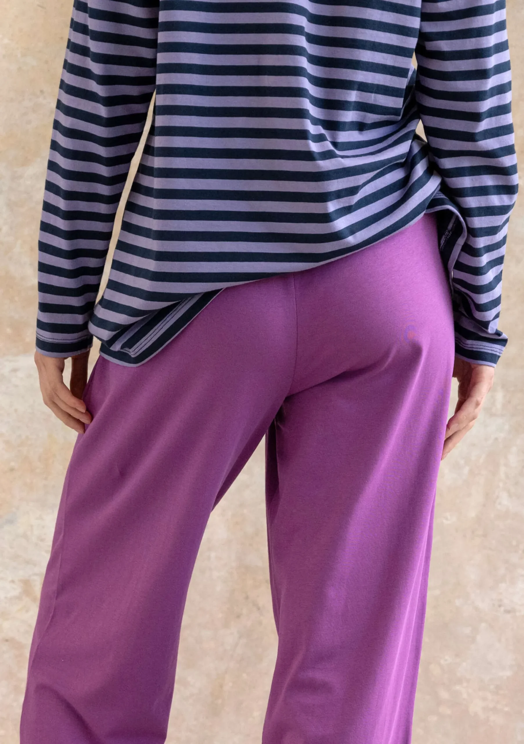 New Gudrun Sjödén Basic-Streifenshirt Aus Bio-Baumwolle dunkelindigo-distel