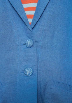 Online Gudrun Sjödén Blazer Margit Aus Leinen/Modal-Gewebe eismeerblau