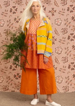 Outlet Gudrun Sjödén Bluse Amber Aus Bio-Baumwolle masala