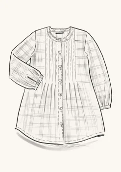 Clearance Gudrun Sjödén Bluse Garden Aus Bio-Baumwolle opalgrün
