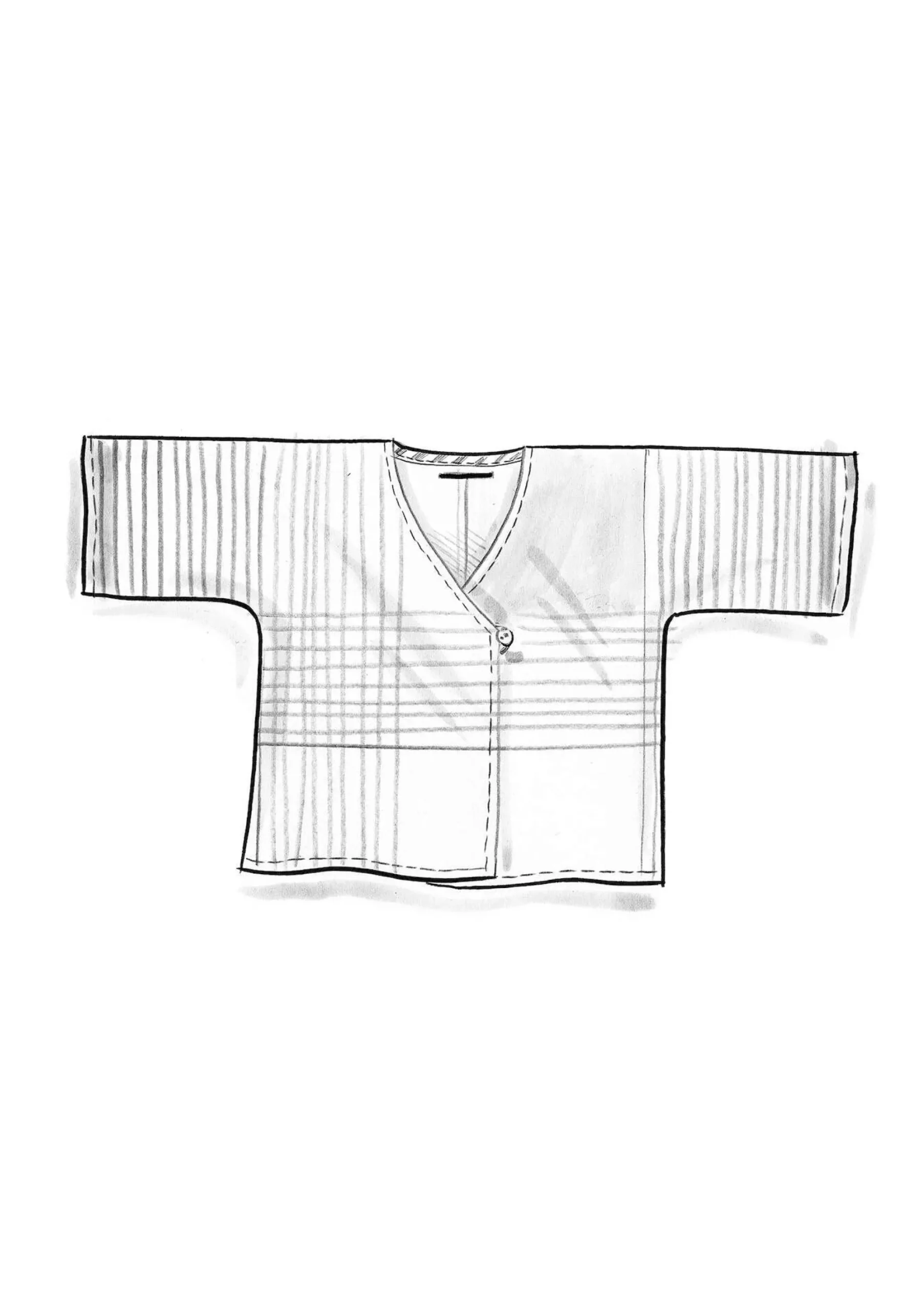 Best Gudrun Sjödén Bluse Madras Aus Bio-Baumwollgewebe jade
