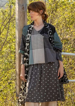 Discount Gudrun Sjödén Bluse Madras Aus Bio-Baumwollgewebe schwarz