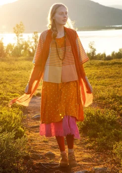 Discount Gudrun Sjödén Bluse Madras Aus Bio-Baumwollgewebe masala