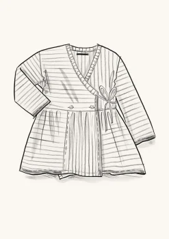 Best Gudrun Sjödén Bluse Nord Aus Bio-Baumwollgewebe lotusblau