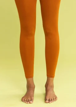 Hot Gudrun Sjödén Einfarbige Leggings Aus Recycling-Polyamid pekannuss