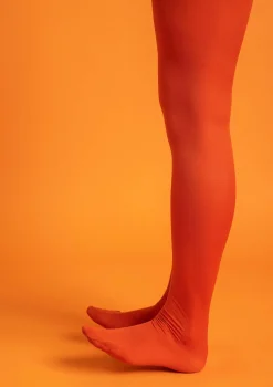 Sale Gudrun Sjödén Einfarbige Strumpfhose Aus Recycling-Polyamid kupfer