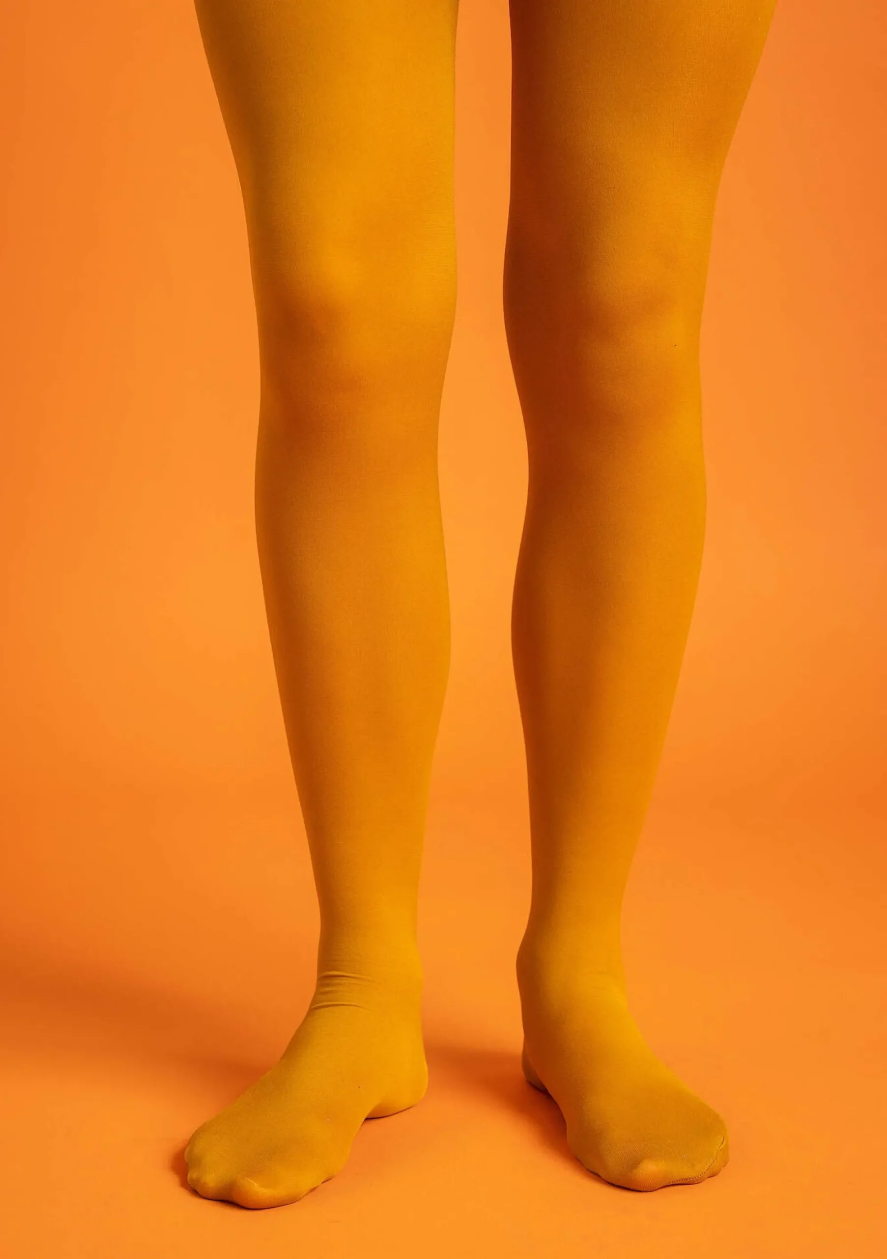 Hot Gudrun Sjödén Einfarbige Strumpfhose Aus Recycling-Polyamid senf