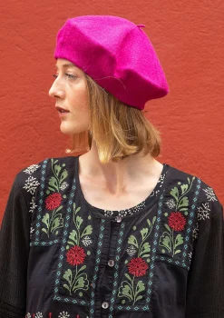 Discount Gudrun Sjödén Gestrickte Baskenmütze Aus Gefilzter Bio-Wolle kochenill