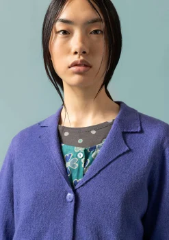 Sale Gudrun Sjödén Gestrickter Blazer Aus Gefilzter Bio-Wolle himmelblau
