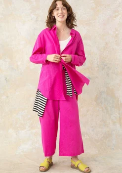 Discount Gudrun Sjödén Hemdbluse Aus Bio-Baumwollgewebe hibiskus