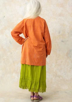 Clearance Gudrun Sjödén Hemdbluse Ella Aus Bio-Baumwollgewebe masala