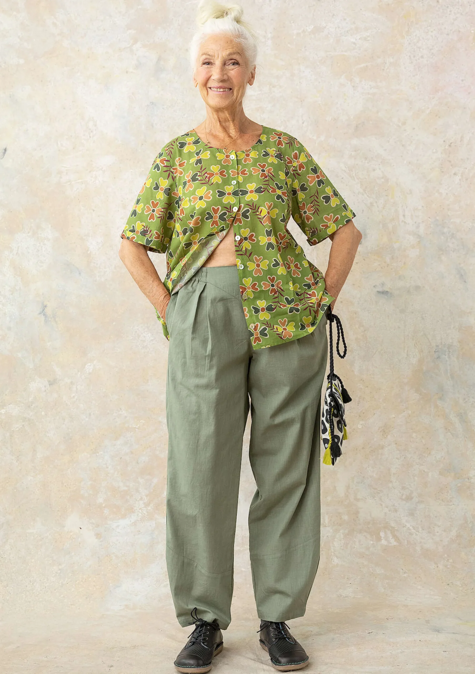 Hot Gudrun Sjödén Hose Aus Bio-Baumwollgewebe hopper