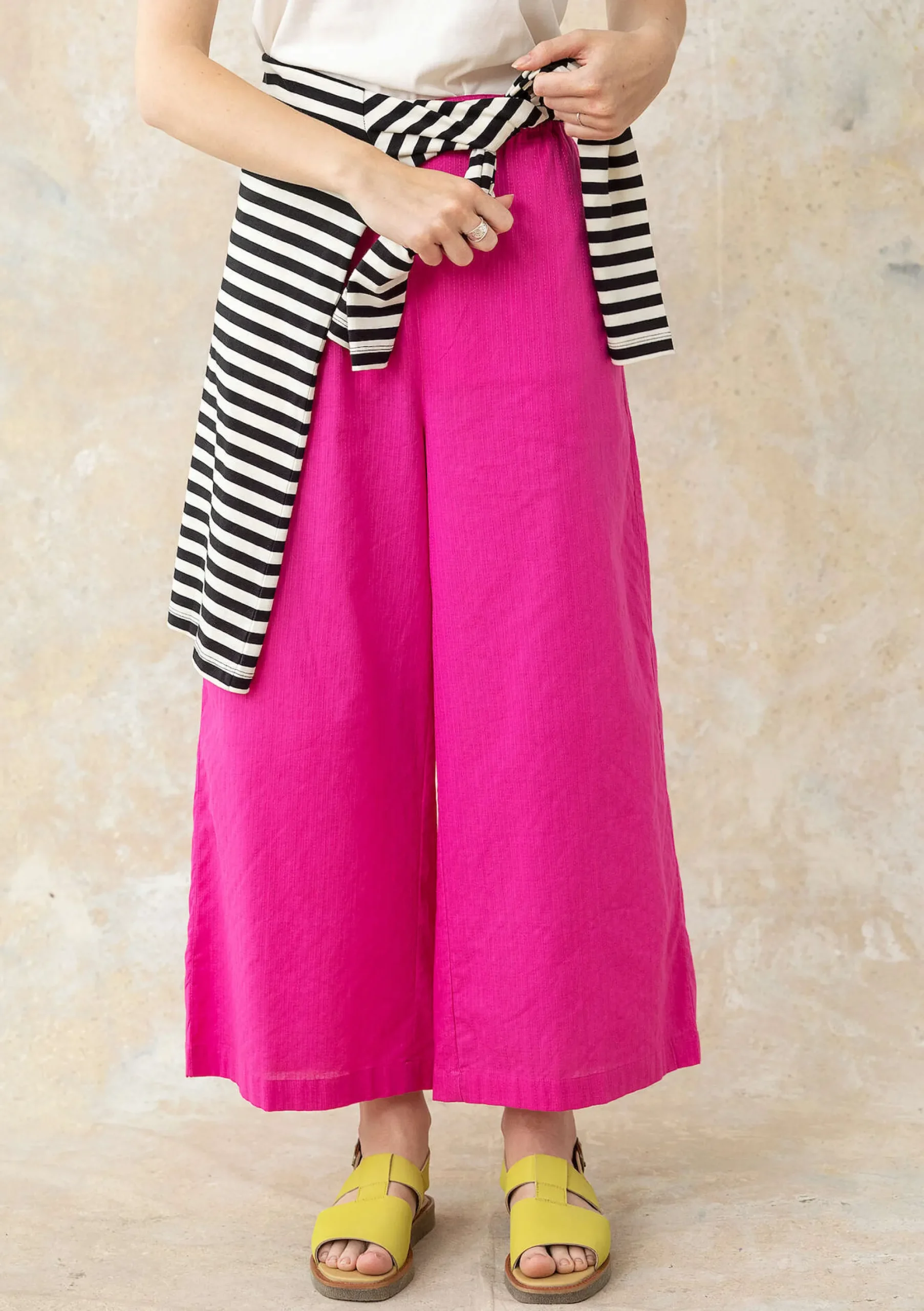 Gudrun Sjödén Hose Aus Bio-Baumwollgewebe hibiskus