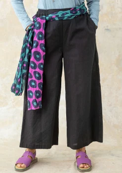 Clearance Gudrun Sjödén Hose Aus Bio-Baumwollgewebe schwarz