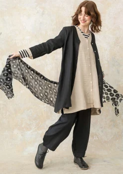 Clearance Gudrun Sjödén Hose Aus Leinengewebe schwarz