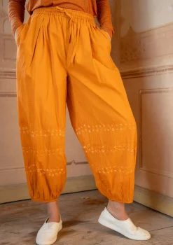 Sale Gudrun Sjödén Hose Buij Aus Bio-Baumwolle tagetes