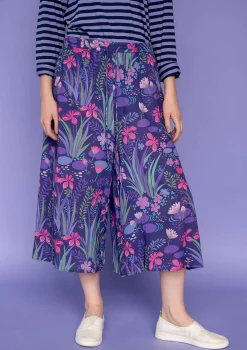 Discount Gudrun Sjödén Hose Iris Aus Bio-Baumwollgewebe dunkelamethyst
