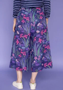 Discount Gudrun Sjödén Hose Iris Aus Bio-Baumwollgewebe dunkelamethyst