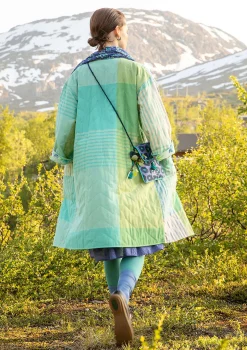Gudrun Sjödén Jacke Madras Aus Bio-Baumwolle jade