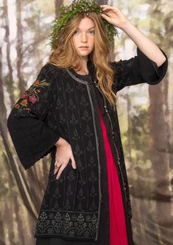 Discount Gudrun Sjödén Jacquardstrickjacke Sunnanå Aus Bio-/Recycling-Baumwolle schwarz