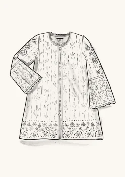 Discount Gudrun Sjödén Jacquardstrickjacke Sunnanå Aus Bio-/Recycling-Baumwolle schwarz