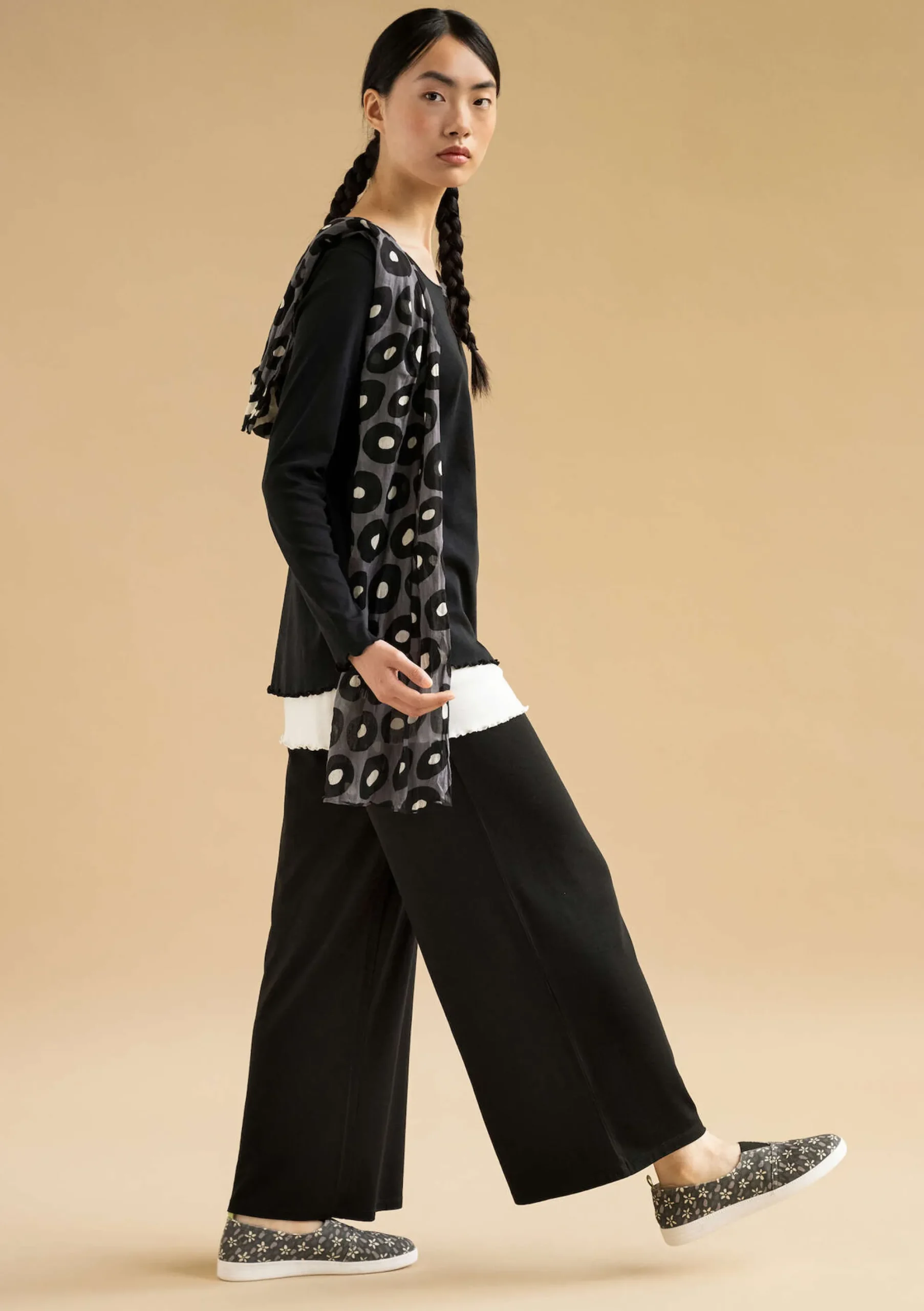 Outlet Gudrun Sjödén Jerseyhose Ada Aus Lyocell/Elasthan schwarz