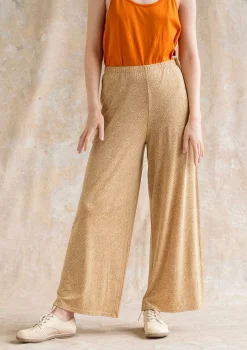 Discount Gudrun Sjödén Jerseyhose Ada Aus Lyocell/Elasthan hafer-gemustert