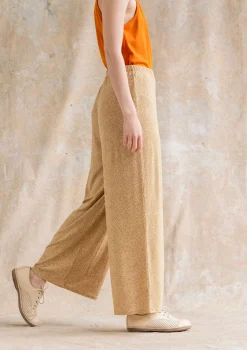 Discount Gudrun Sjödén Jerseyhose Ada Aus Lyocell/Elasthan hafer-gemustert