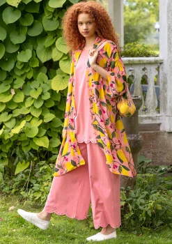 Hot Gudrun Sjödén Jerseyhose Aus Bio-Baumwolle kirschblüte