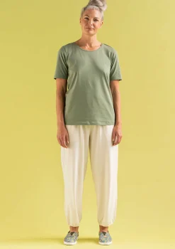 Gudrun Sjödén Jerseyhose Aus Bio-Baumwolle/Elasthan ungebleicht