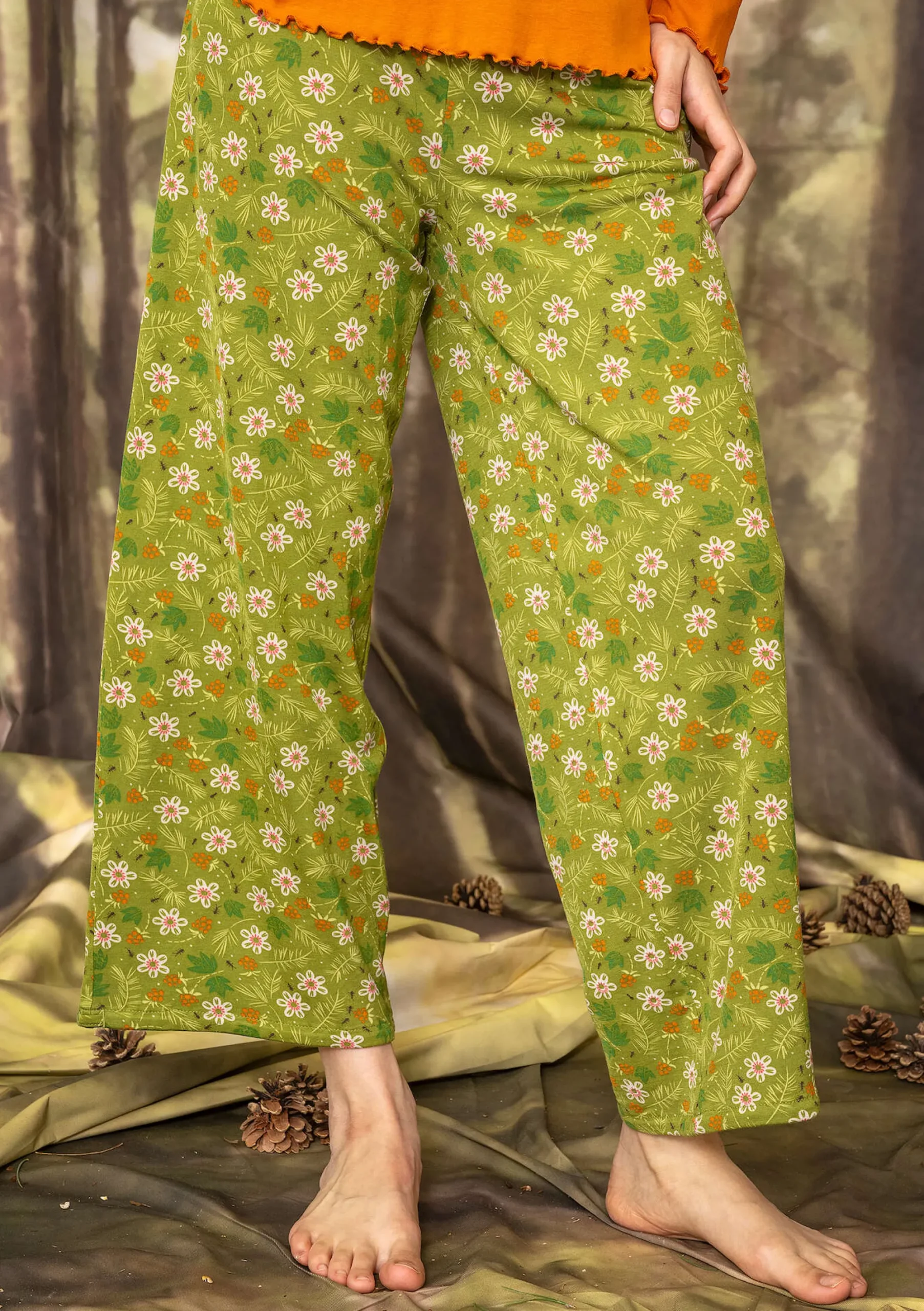 Online Gudrun Sjödén Jerseyhose Myren Aus Modal avocado