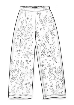 New Gudrun Sjödén Jerseyhose Pegasus Aus Modal dunkelindigo