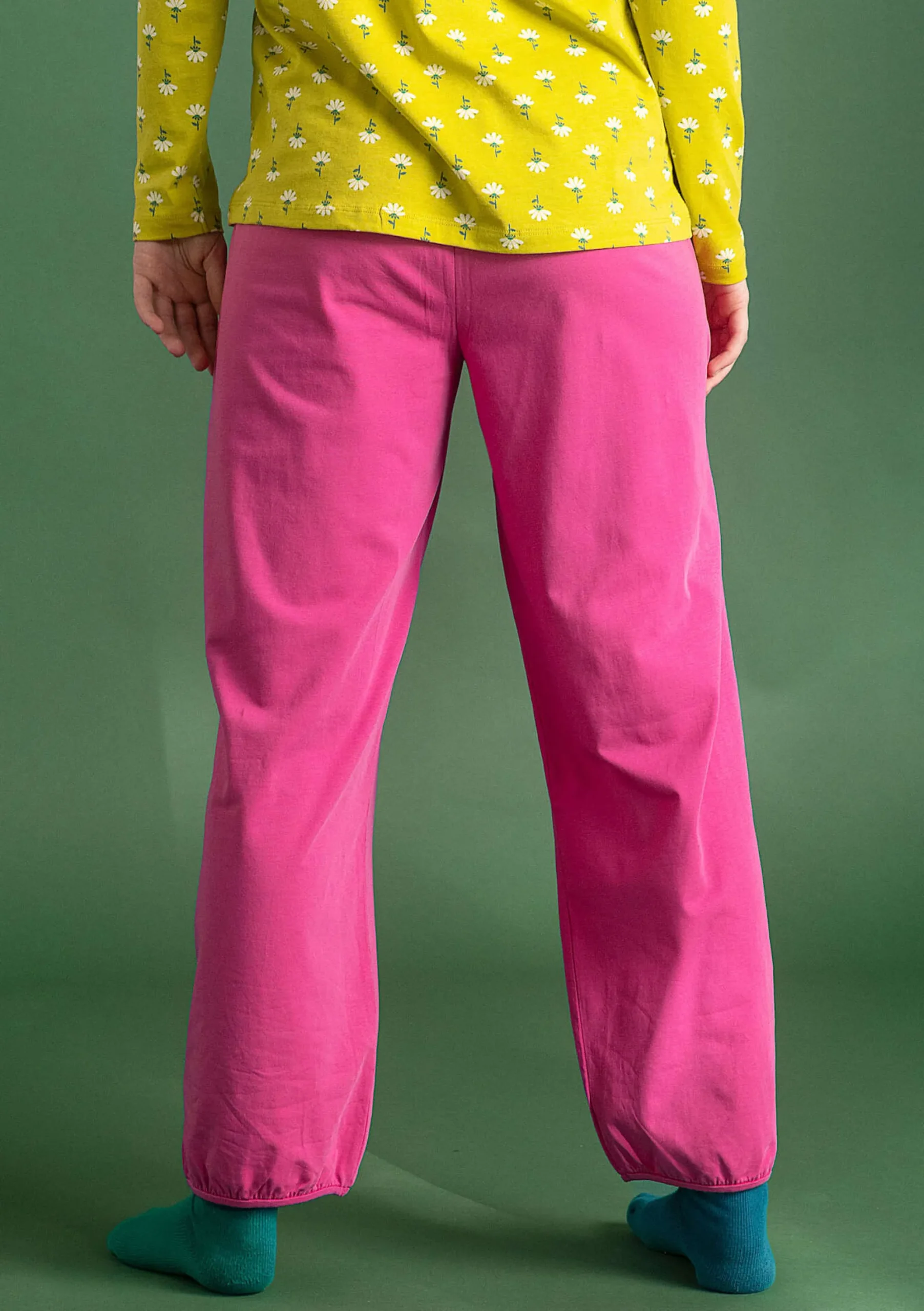 Hot Gudrun Sjödén Jerseyhose Stella Aus Bio-Baumwolle/Elasthan dunkelpfingstrose