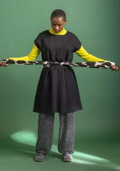Best Gudrun Sjödén Jerseyhose Stella Aus Bio-Baumwolle/Elasthan schwarz-gemustert