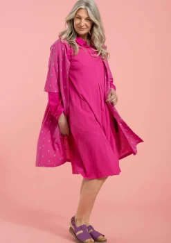 Online Gudrun Sjödén Jerseykleid Aus Bio-Baumwolle/Modal hibiskus
