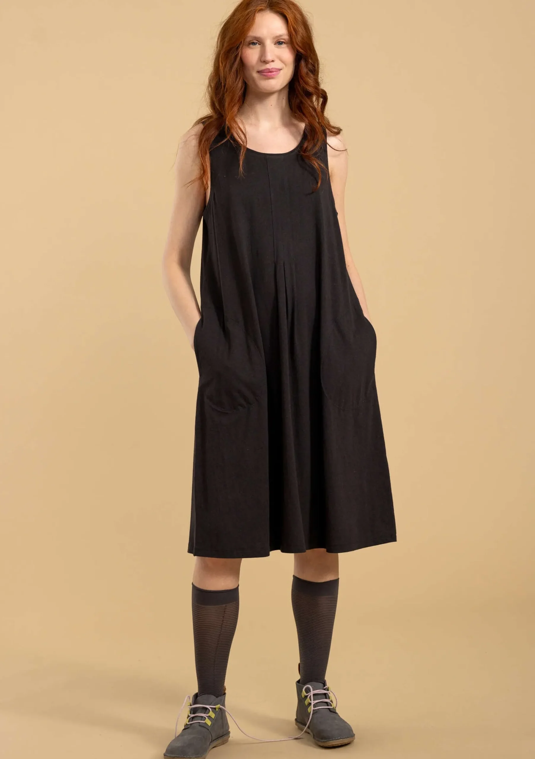 Hot Gudrun Sjödén Jerseykleid Aus Bio-Baumwolle/Modal schwarz