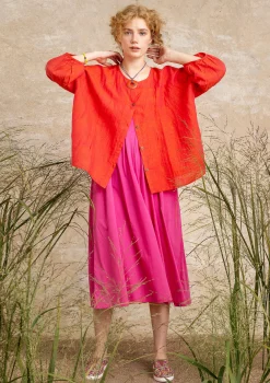 Gudrun Sjödén Jerseykleid Aus Bio-Baumwolle hibiskus