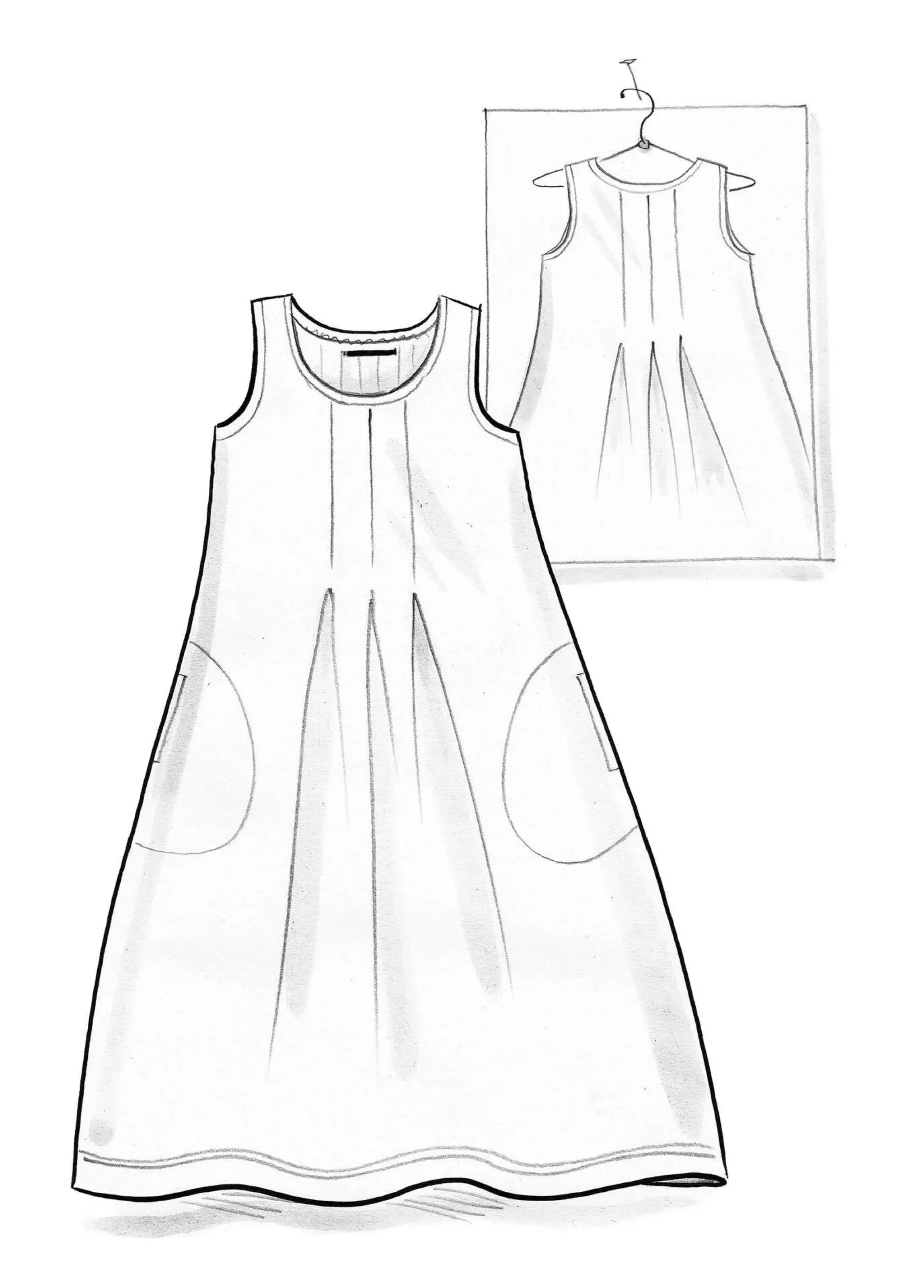 Online Gudrun Sjödén Jerseykleid Aus Bio-Baumwolle/Modal tiefblau