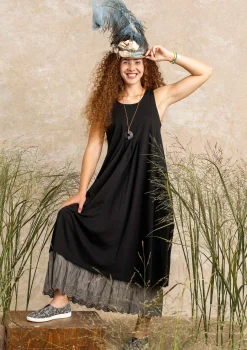 Sale Gudrun Sjödén Jerseykleid Aus Bio-Baumwolle schwarz