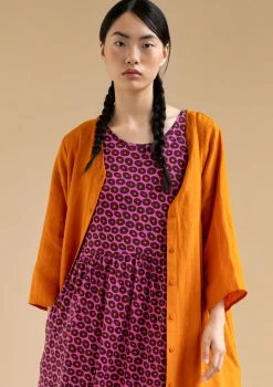 Clearance Gudrun Sjödén Jerseykleid Billie Aus Bio-Baumwolle/Modal hibiskus-gemustert