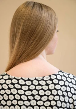 Outlet Gudrun Sjödén Jerseykleid Billie Aus Bio-Baumwolle/Modal schwarz-gemustert