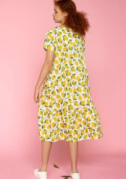 New Gudrun Sjödén Jerseykleid Luisa Aus Bio-Baumwolle ungebleicht