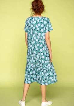 Online Gudrun Sjödén Jerseykleid Luisa Aus Bio-Baumwolle aqua