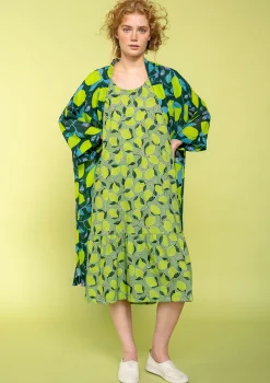 Sale Gudrun Sjödén Jerseykleid Luisa Aus Bio-Baumwolle dunkelzikade