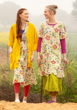 Online Gudrun Sjödén Jerseykleid Midsommarnatt Aus Bio-Baumwolle holunderblüte