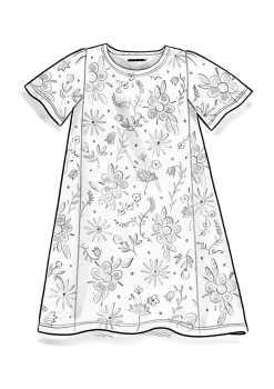 Online Gudrun Sjödén Jerseykleid Midsommarnatt Aus Bio-Baumwolle holunderblüte