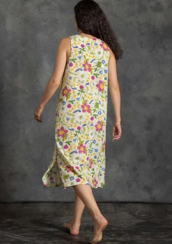 New Gudrun Sjödén Jerseykleid Midsommarsol Aus Bio-Baumwolle holunderblüte