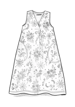 New Gudrun Sjödén Jerseykleid Midsommarsol Aus Bio-Baumwolle holunderblüte