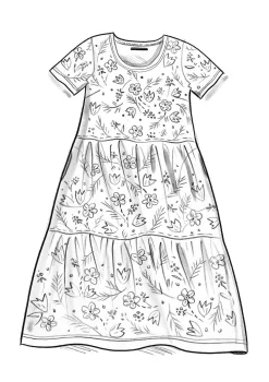 Hot Gudrun Sjödén Jerseykleid Myren Aus Modal schwarz