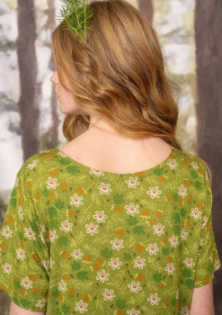 Outlet Gudrun Sjödén Jerseykleid Myren Aus Modal avocado